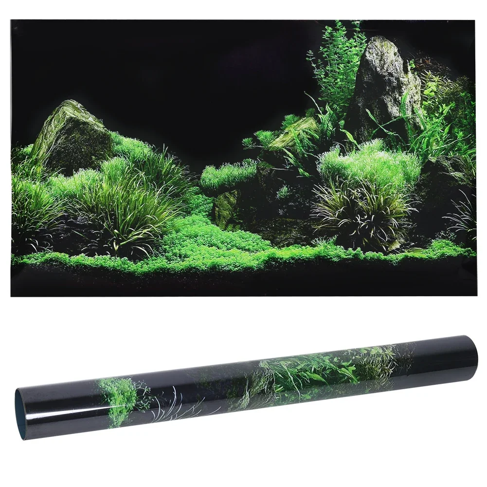 Planted Aquarium Aquascape - Фон для аквариума 3d наклейка плакат