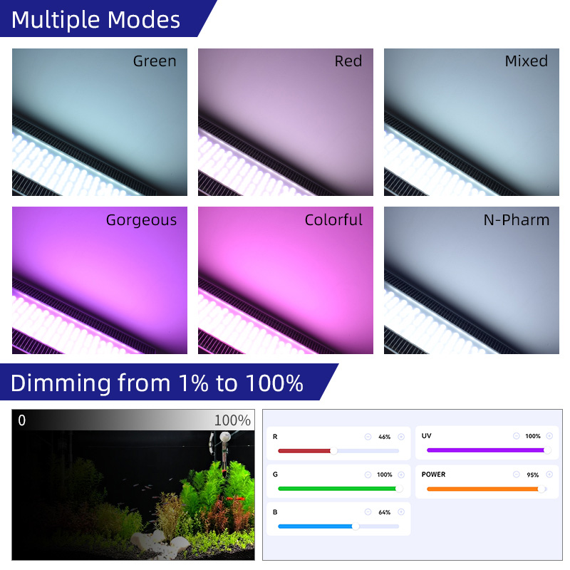 Светодиодный светильник для ак – обзор и цена Planted Aquarium Hanging Light