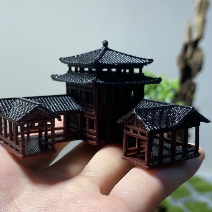 Пластиковый китайский стиль, с – обзор и цена Planted Aquarium Models