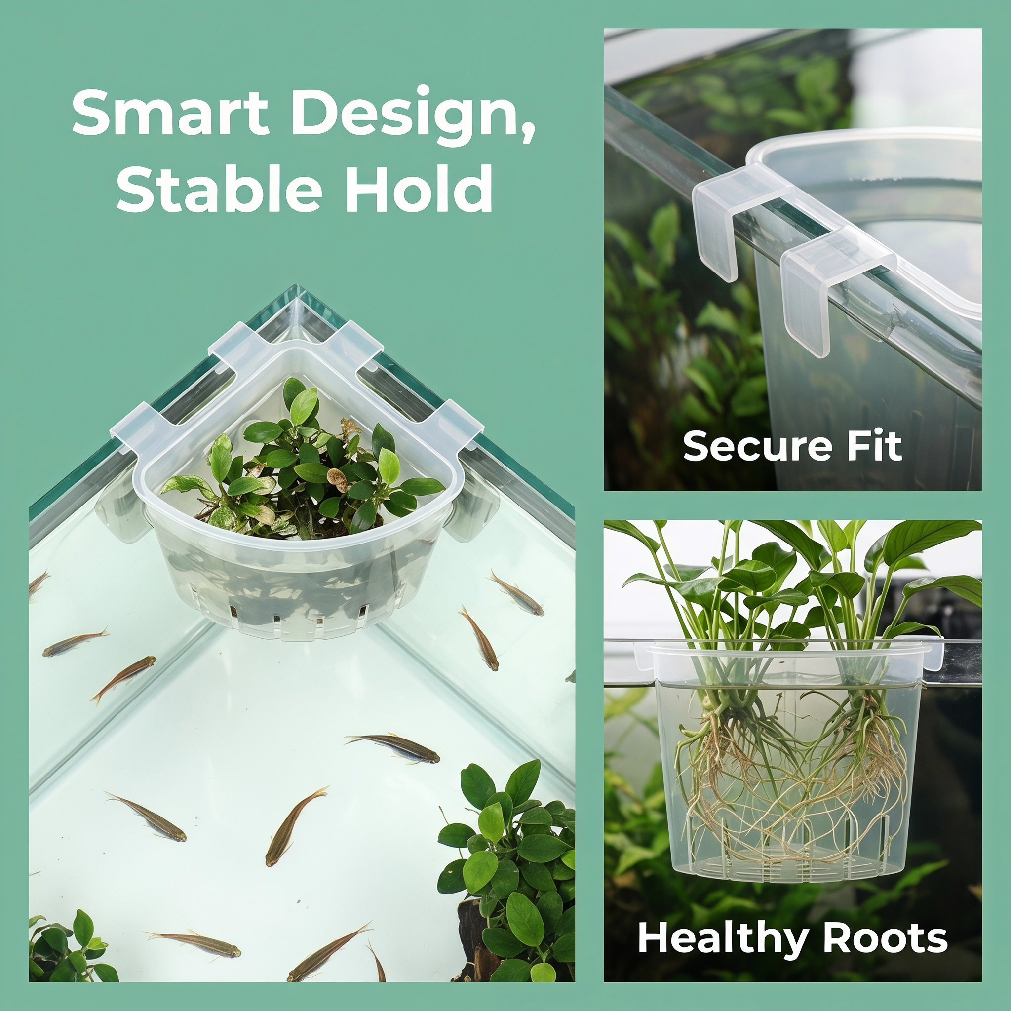 4 шт. подвесных угловых держат – обзор и цена Planted Aquarium Aquascape